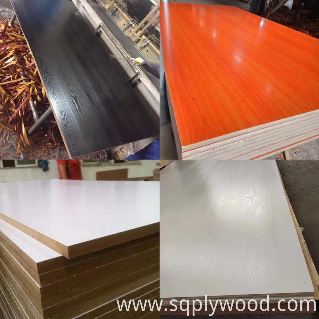 Factory Sale Slot MDF Melamine Faced MDF